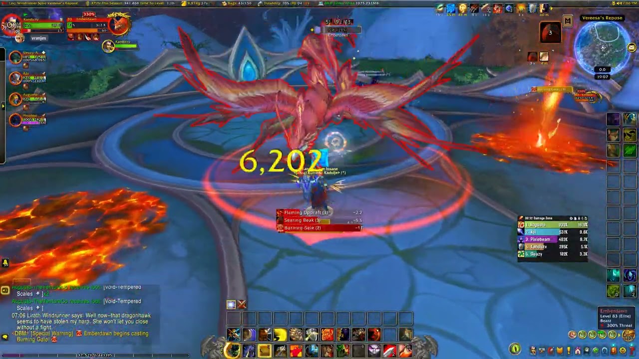 Level 82 - Tanking Windrunner Spire
