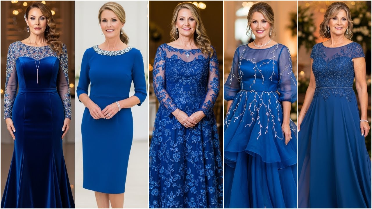 Stunning Cobalt Blue Mother of the Bride Dresses: Elegant Royal Blue Gowns for 2026 Weddings