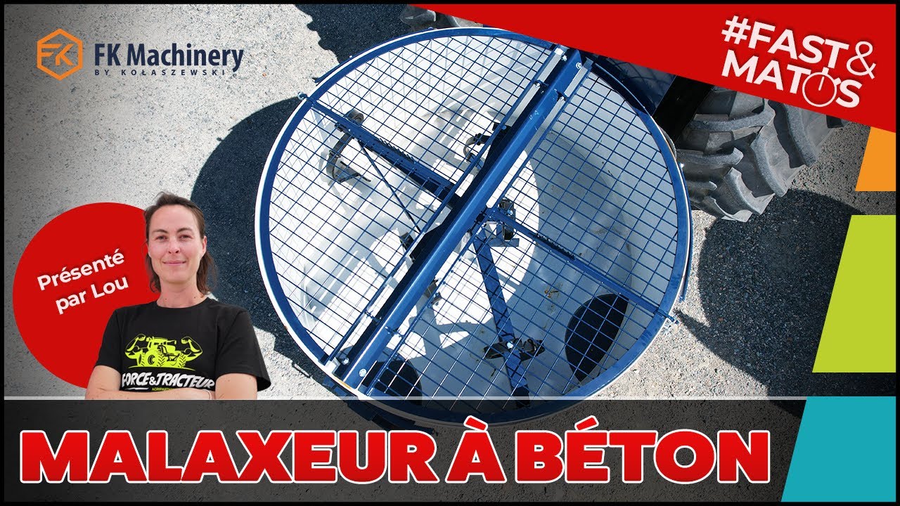 [FAST&MATOS] Malaxeur à béton, FK MACHINERY, by Agripartner
