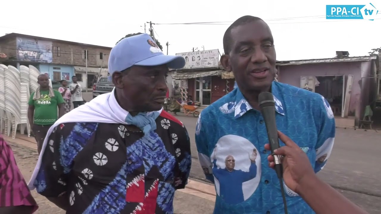 VISITE DU PRESIDENT LAURENT GBAGBO A BONOUA : TOUT EST FIN PRET