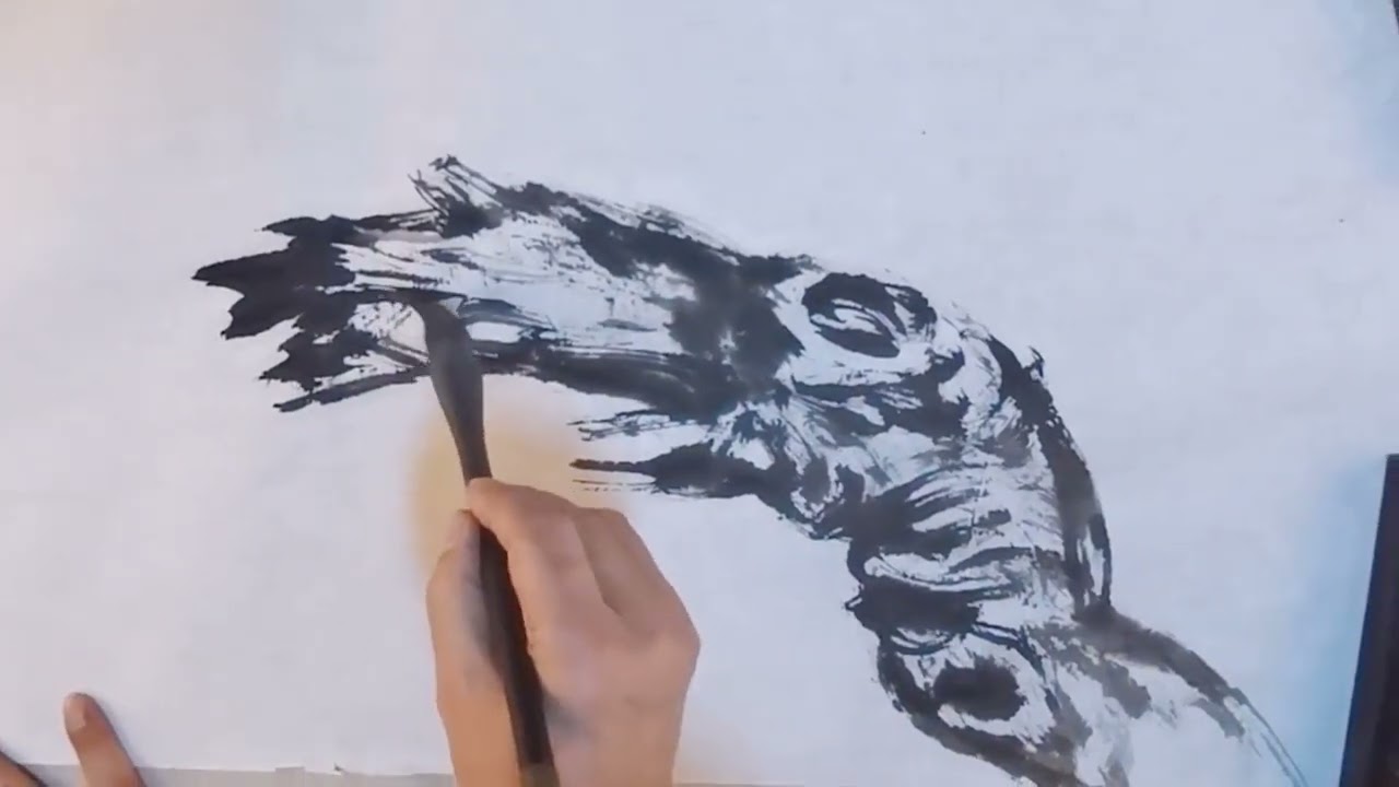零基础课堂（梅）四，大师钟爱的枯木画法，原速超详细，茅塞顿开