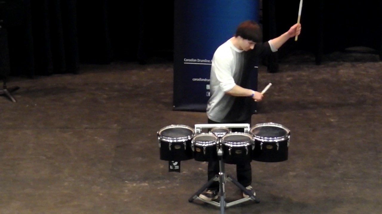 Morgan Aubin - Impact Percussion - Collegiate Solo Multitenor - CDA Alberta Solos 2017
