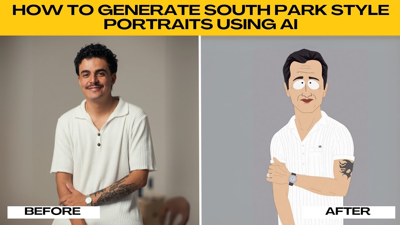 Turn Your Photos into South Park Style Portraits (Fun AI Filter!)