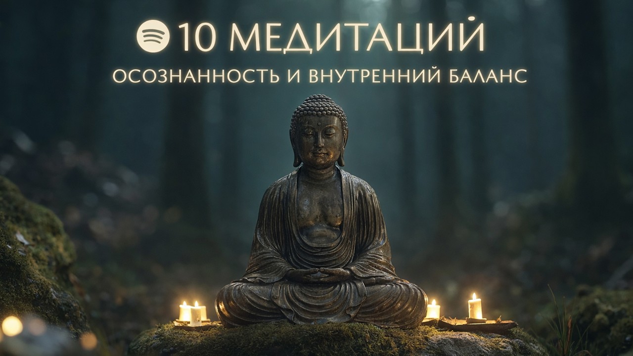 10 Лучших Медитаций в Spotify | Осознанность, Внутренний Баланс и Гармония