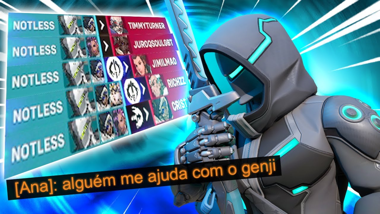 O 1% das plays do Main Genji que dão certo no Overwatch 2