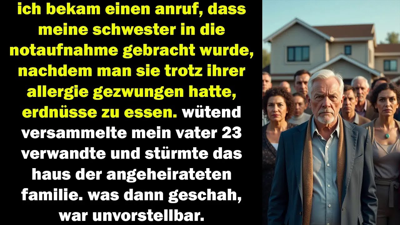 nach dem notruf über meine schwester stürmten wir das haus der angeheirateten. was dann geschah...