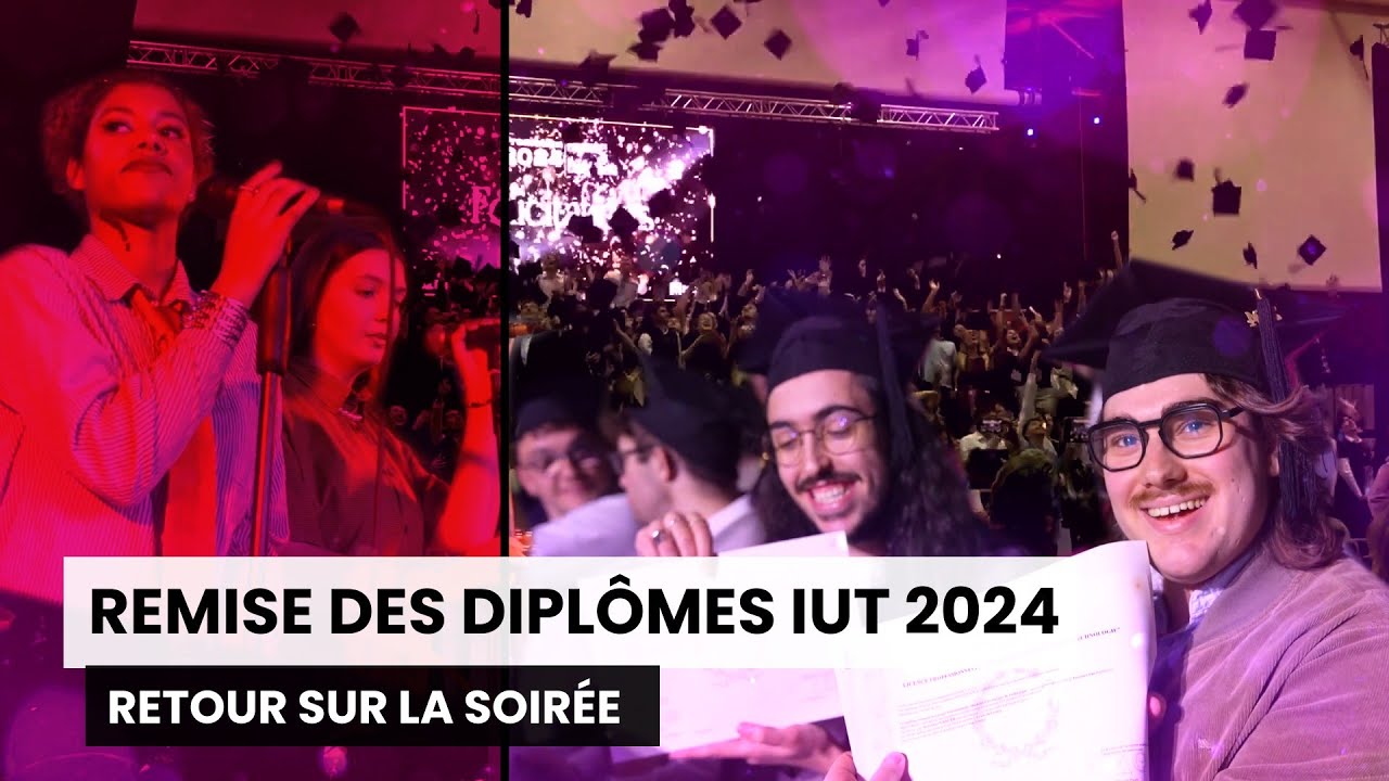 Soirée de remise des diplômes IUT 2024