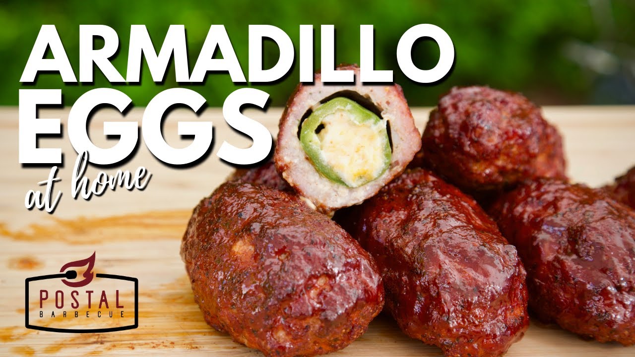 Armadillo Eggs Recipe - Stuffed Jalapeno Peppers on the BBQ