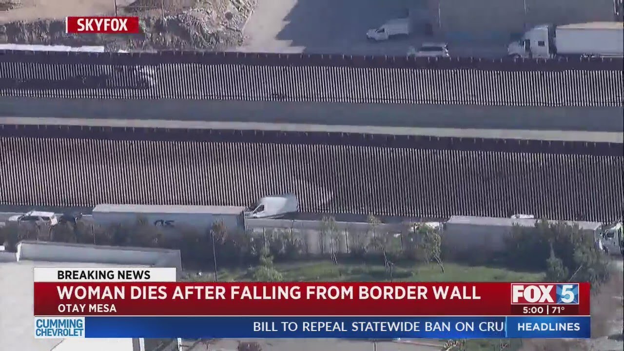 Woman Dies After Falling From Border Wall