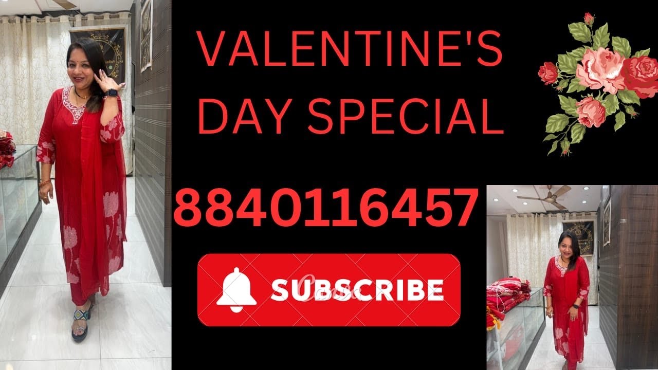 VALENTINE'S DAY SPECIAL OUTFITS 8840116457 @ethnicwearbypriyanka3113  