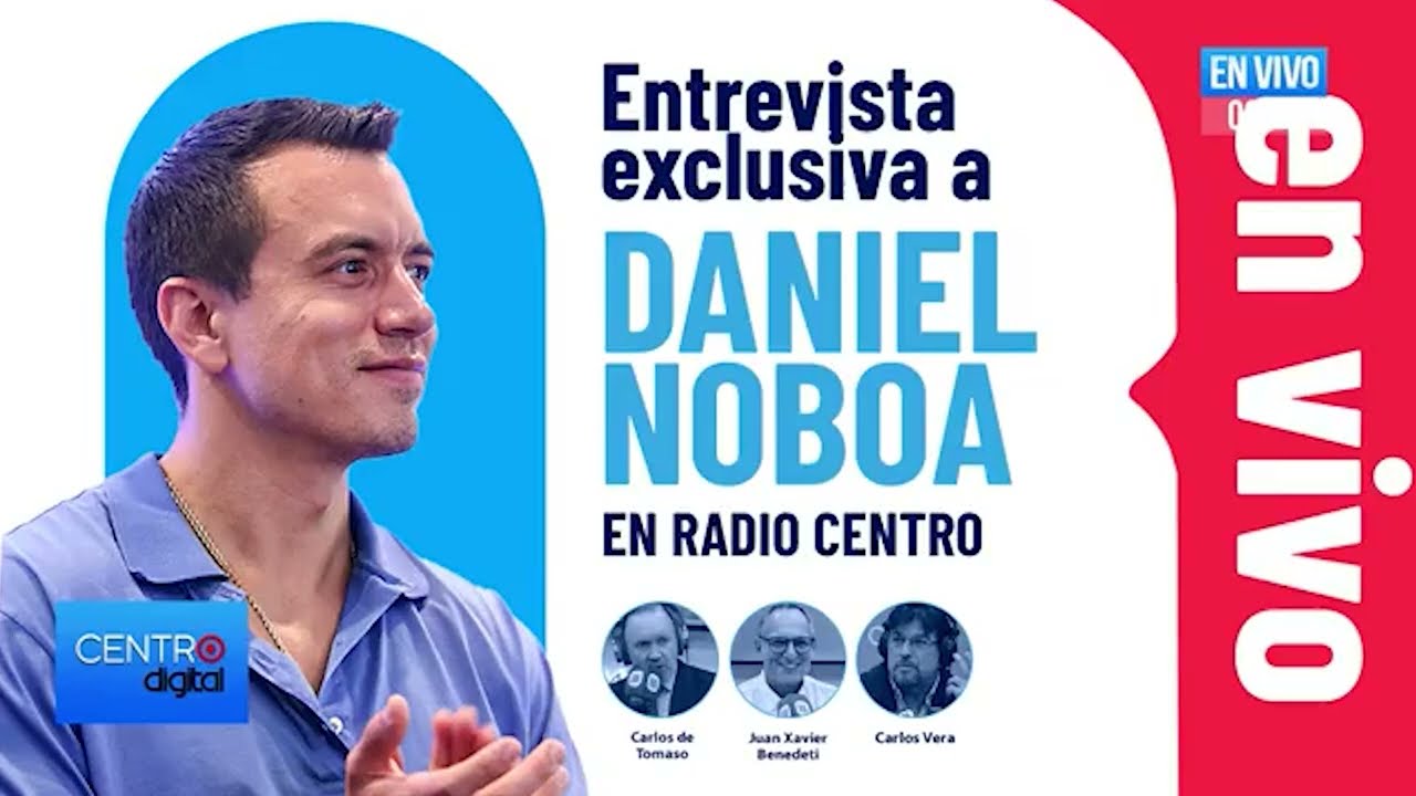 Entrevista exclusiva | Daniel Noboa Azín - Candidato a la Presidencia de la República | Radio Centro