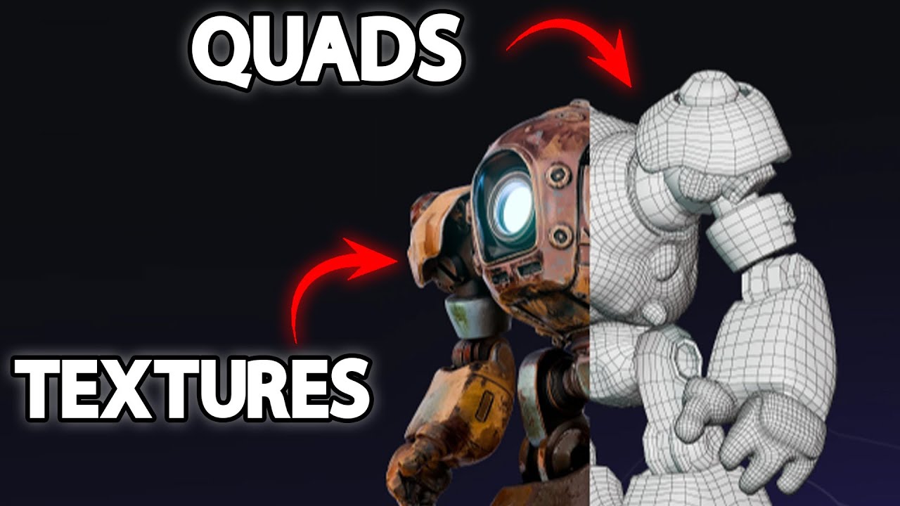 This AI 3D software can generate Quads & Textures