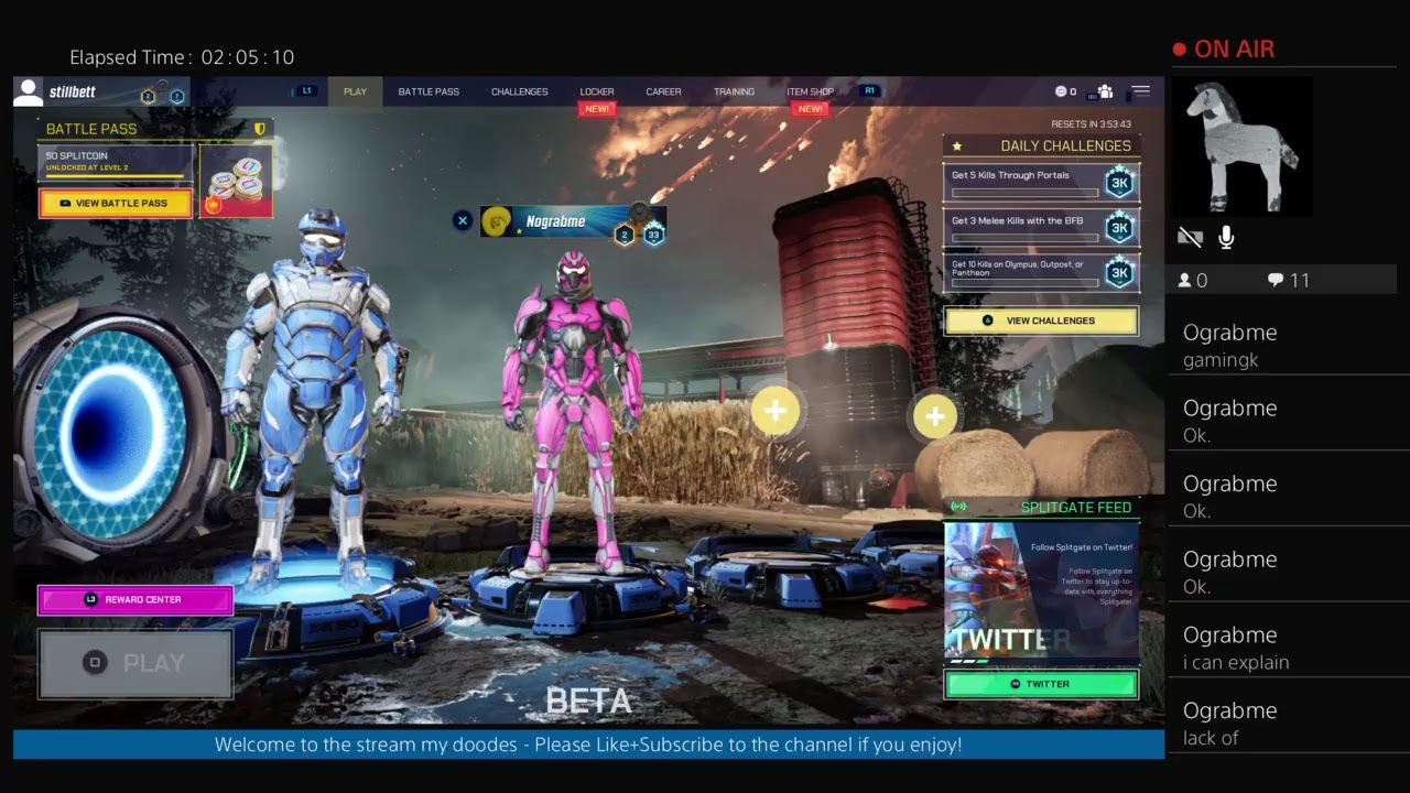 Splitgate PS4 Beta FIRST ATTEMPTS w/Friends!