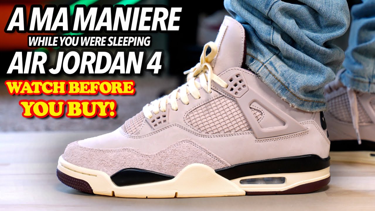 BEFORE You BUY...Air Jordan 4 A Ma Maniere While You Were Sleeping ON FEET REVIEW! Worth The Hype?