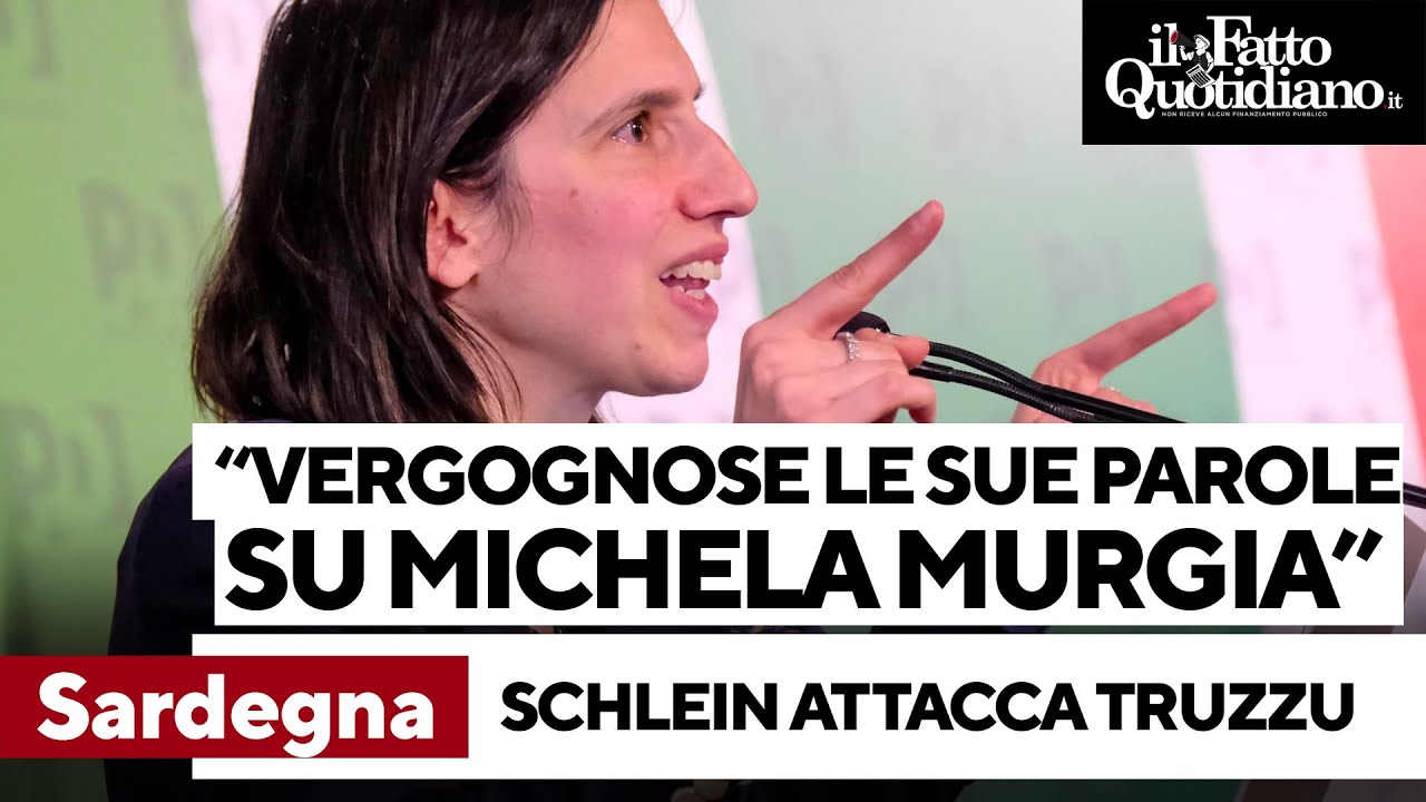 Sardegna, Schlein attacca Truzzo: 