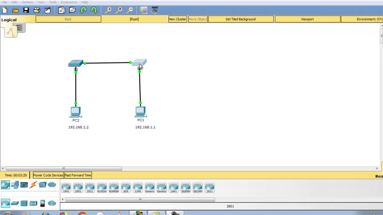 Configuration de base du commutateur
