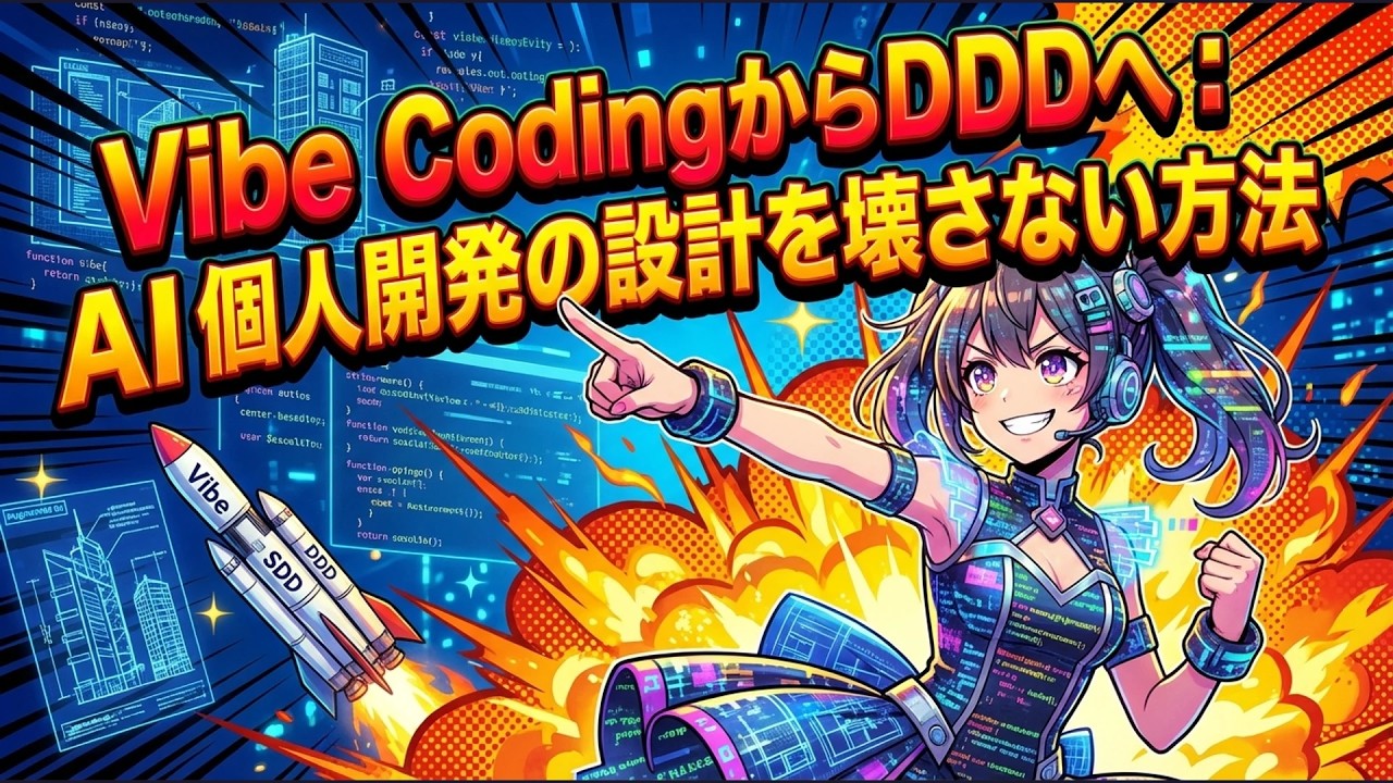【AI開発が壊れる理由】Vibe Codingの落とし穴とDDDで設計を守る方法