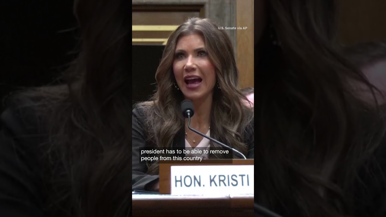 Noem criticized for getting the meaning of habeas corpus wrong