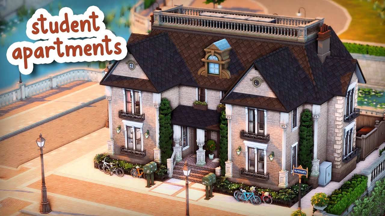 Студенческие квартиры 📚 || The Sims 4 Быстрая постройка