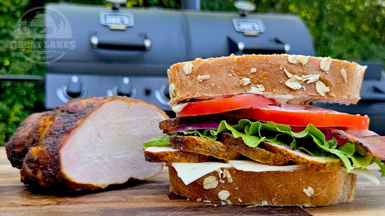 Making Smoked Turkey Breast for the Ultimate BBQ Turkey Club Sandwich!