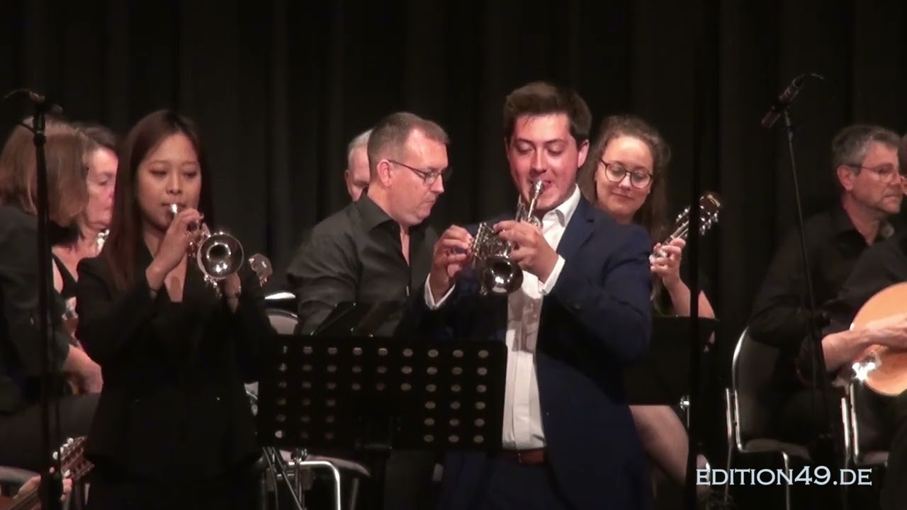 Vivaldi Concerto RV 537 trumpet Tobias Krieger Goeun Park Mandolin Orchestra Ettlingen Boris Bagger