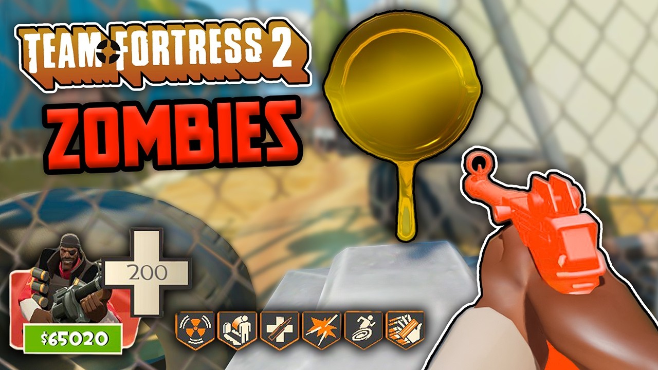 TEAM FORTRESS 2 with ZOMBIES! (Black Ops 3 Custom Map)