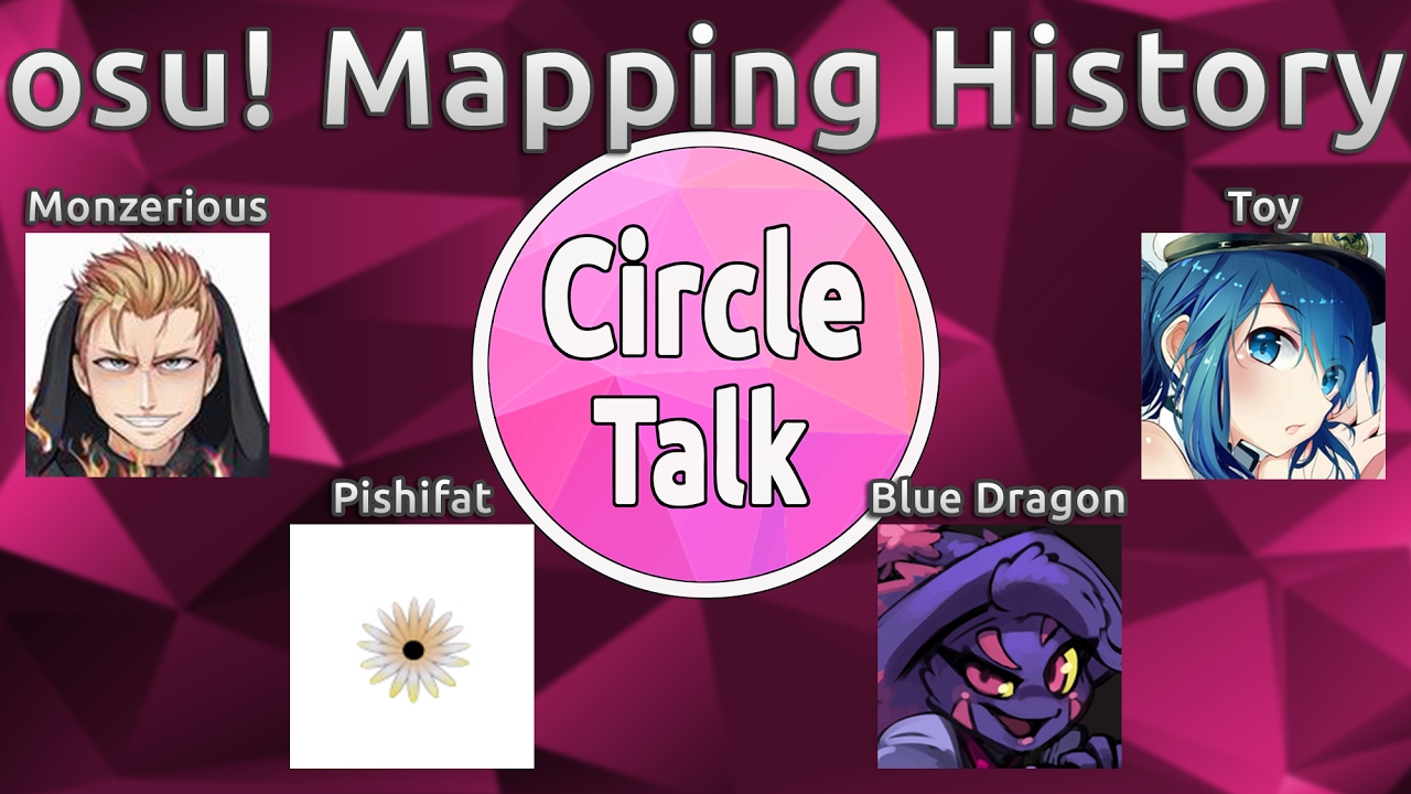 Circle Talk | osu! Mapping history! feat. Pishifat, Toy and Blue Dragon!