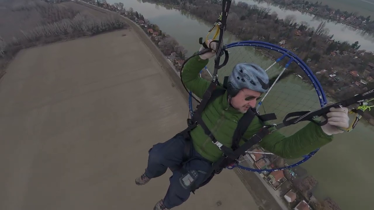Paramotor flight @ Ráckeve - 04/03/2026