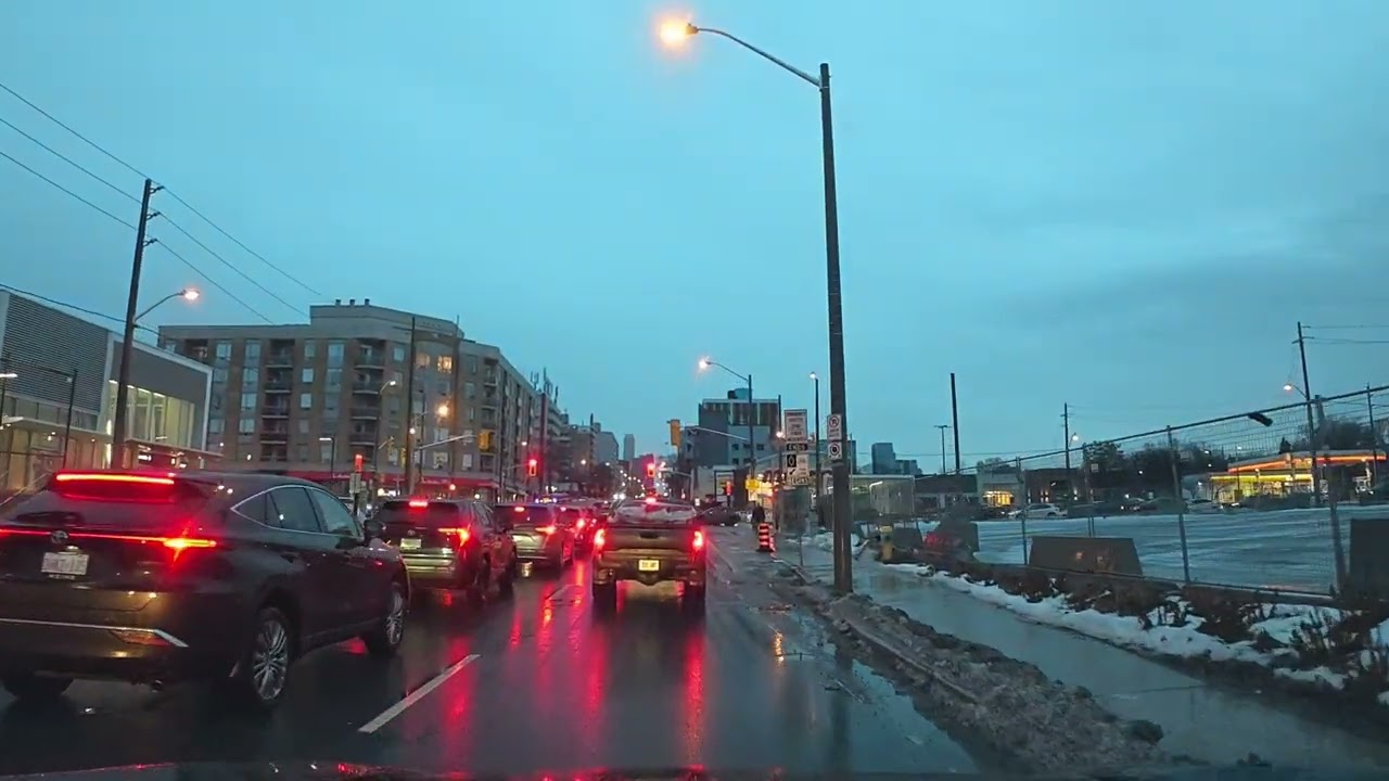 Daily Commute in Toronto 🚗 | Real-Time City Driving