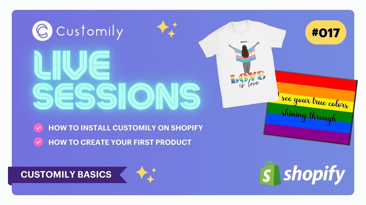 Customily Live Sessions 017 (BASIC CONCEPTS) - Geting started with Customily on Shopify!