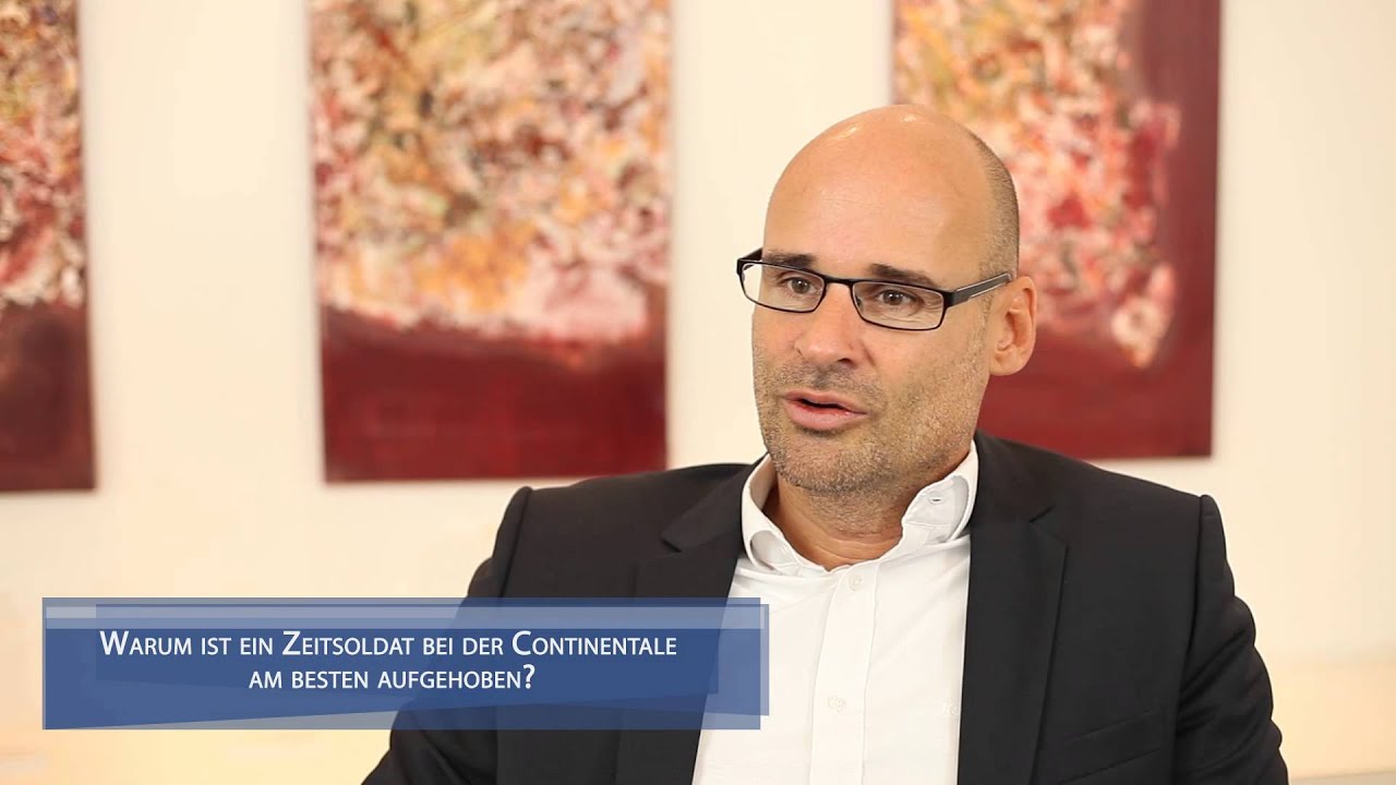 Warum ist ein Zeitsoldat bei der Continentale am besten aufgehoben?