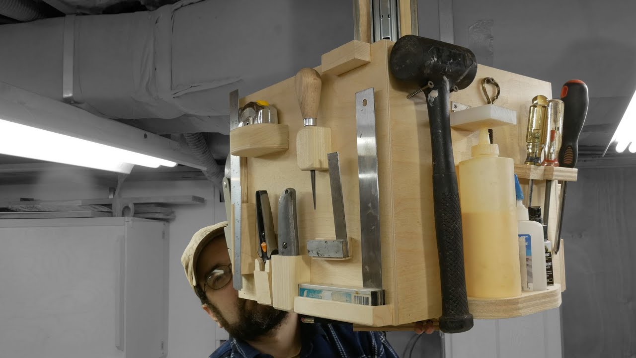 What the Heck is a Tool Chandelier?  Floating Tool Wall