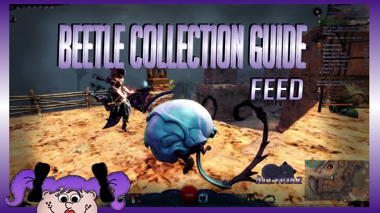 Guild Wars 2 Roller Beetle Mount: Beetle Feed Collection