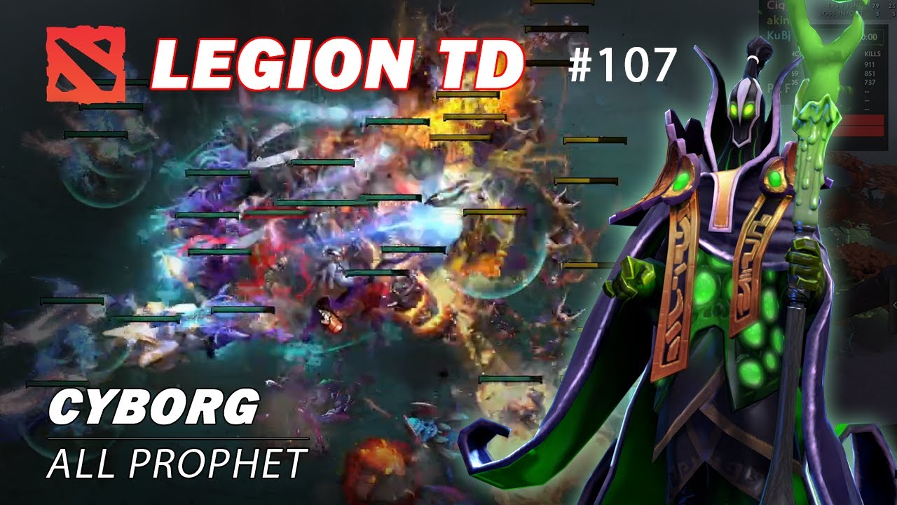 Legion TD Dota 2 Gameplay Solo Rank Push | Cyborg