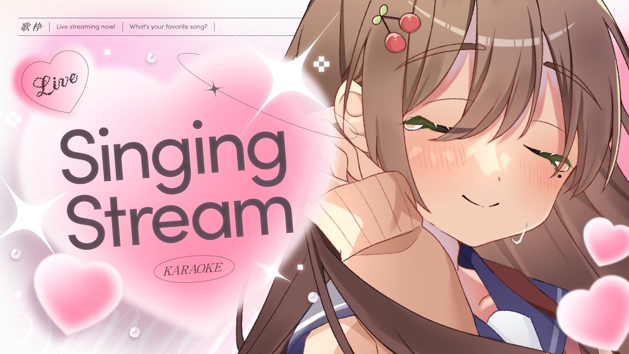 𝜗𝜚.⋆歌枠┊ただいま！久々の配信すごく緊張…心を込めて歌います〖東雲乃杏/vtuber 〗