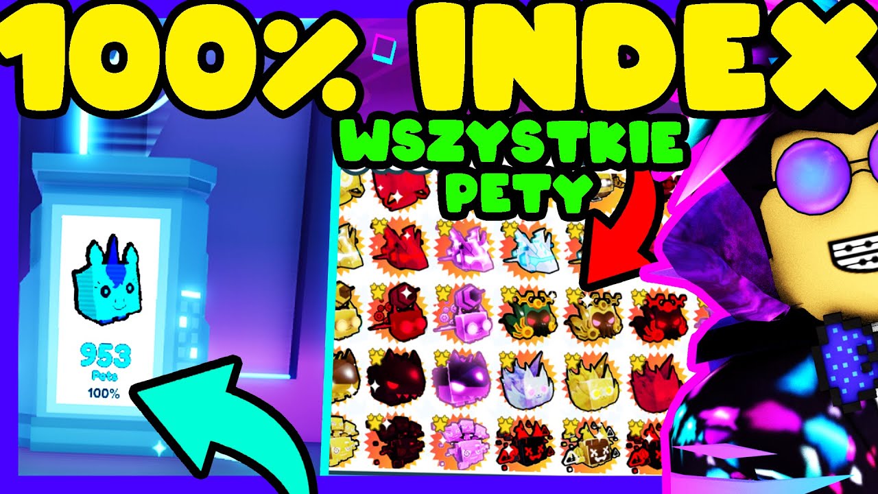 CO SIĘ STANIE GDY WBIJEMY 100% INDEXU w PET SIMULATOR X! JAK SZYBKO WBIĆ INDEX! PET SIM X! ROBLOX