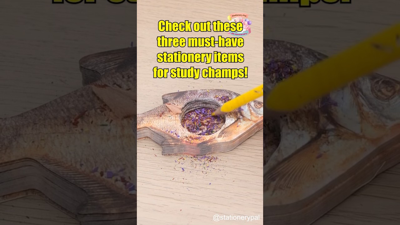 Check out these three must-have stationery items for study champs! 