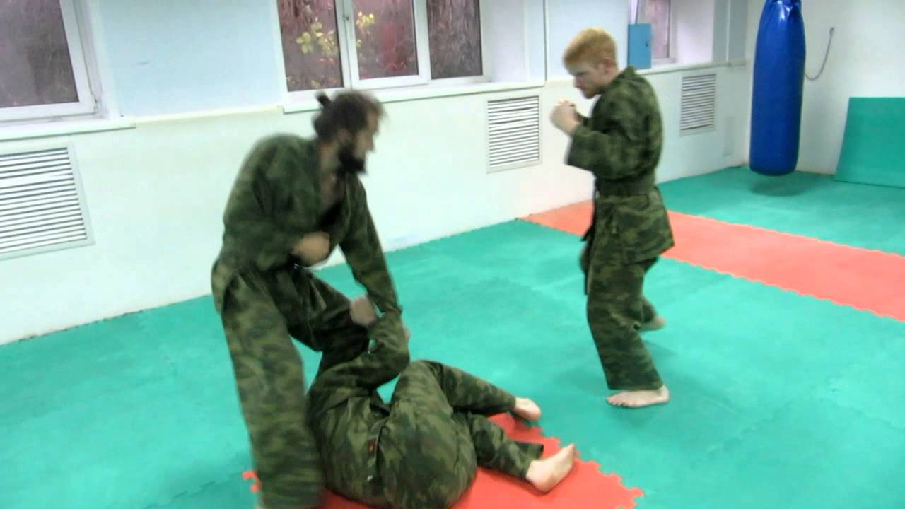 DrobyshevskyKarateSystem:Universal Blocks Karate-2-Kokō Jūji Uke-Special Forces Training