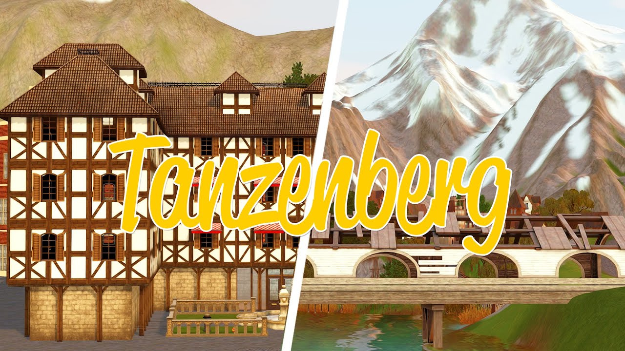 Sims 3 World Overview | Tanzenberg ⛰️🏰🇩🇪 | First Impressions + Review