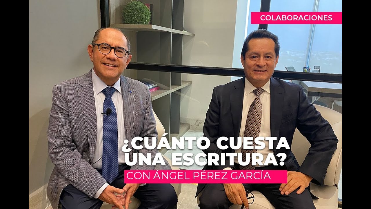 ¿Cuánto CUESTA una ESCRITURA? Con Ángel Pérez García