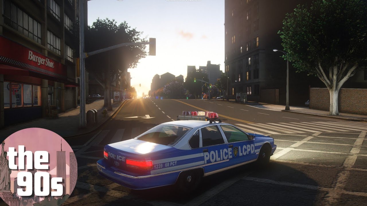 Officer Down in the 1990s! | 90s RP | GTARP