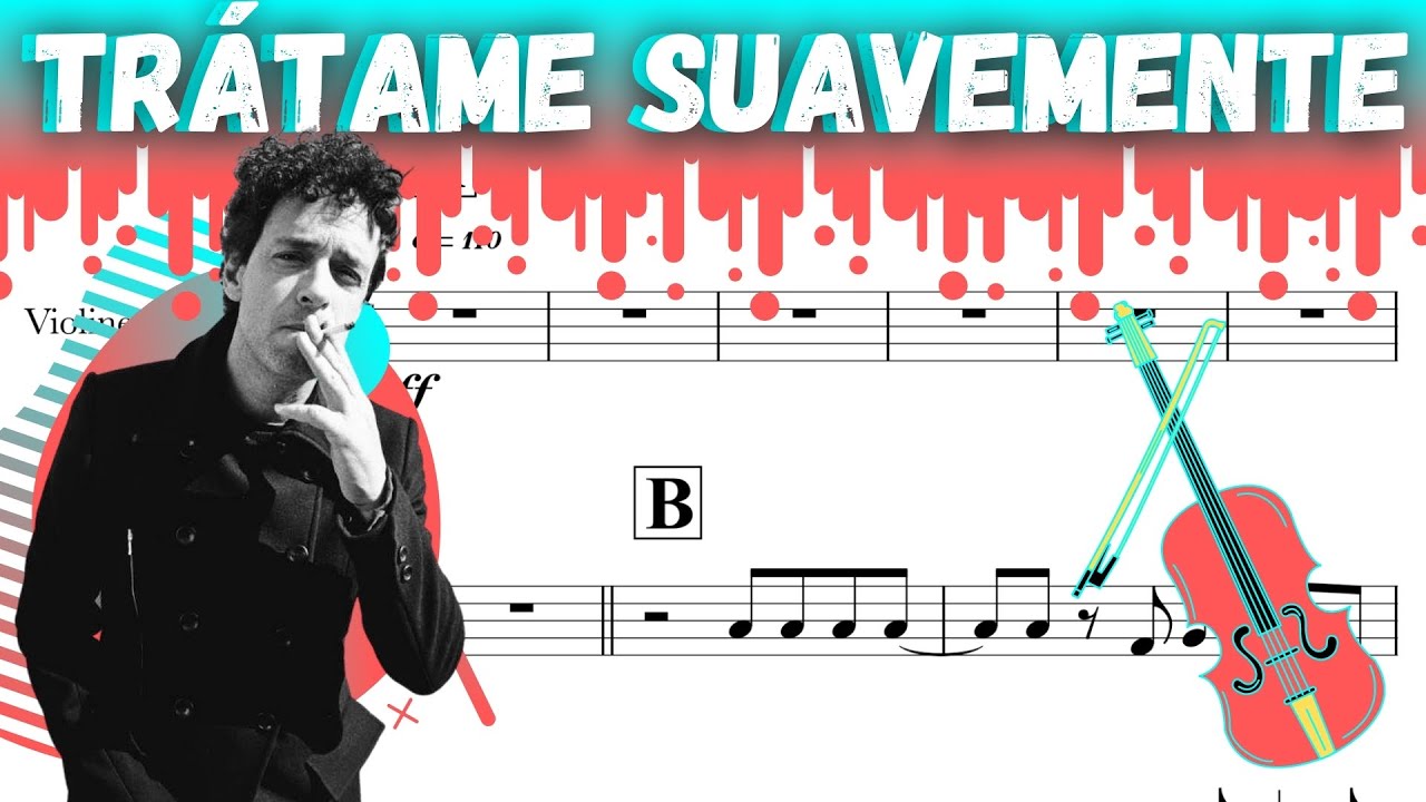 #partituraviolín #violinsheet Trátame suavemente / Partitura violino / partitura de violín /
