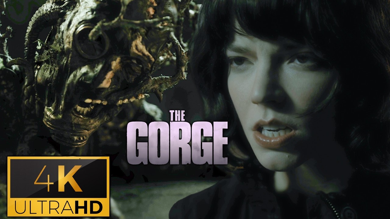 The Gorge Movie First Hollow Men Attack Scene - Anya Taylor Joy and Miles Teller