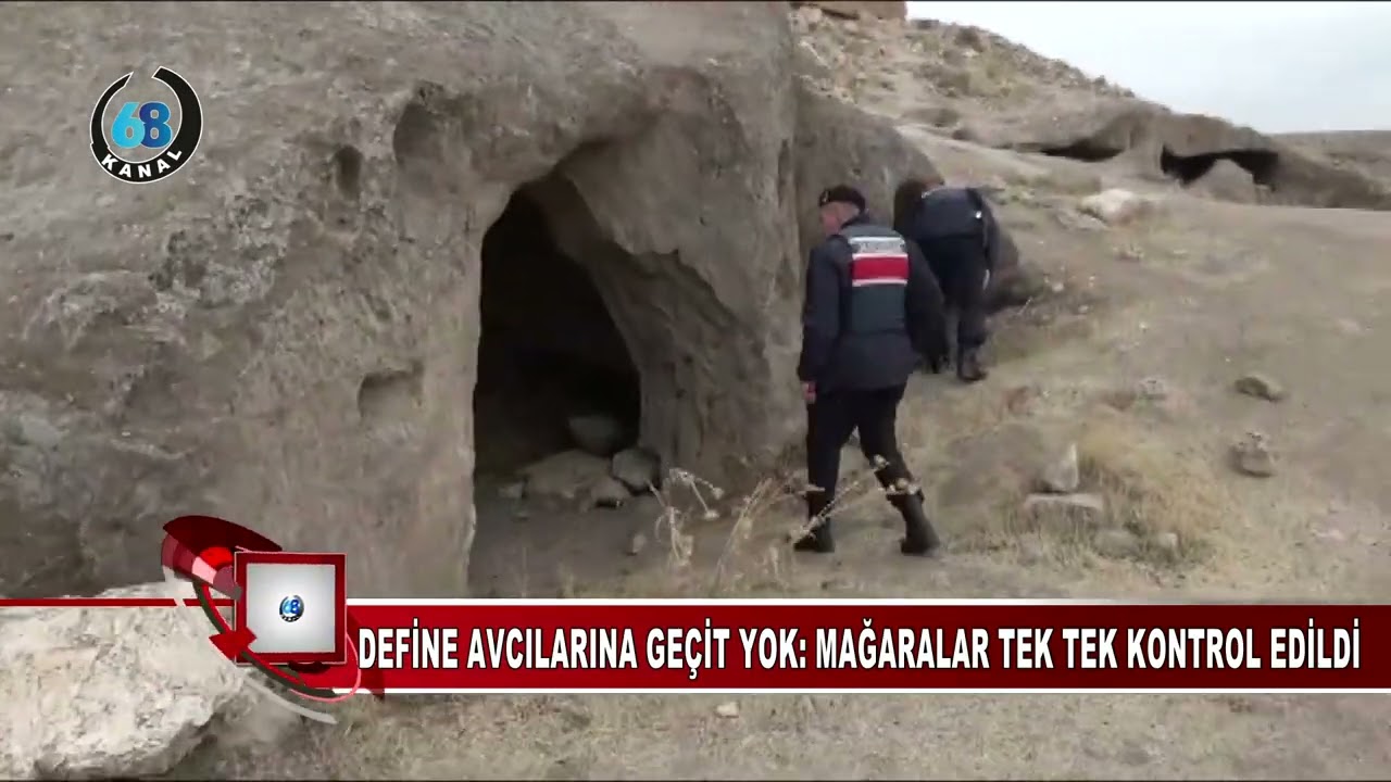 DEFİNE AVCILARINA GEÇİT YOK MAĞARALAR TEK TEK KONTROL EDİLDİ