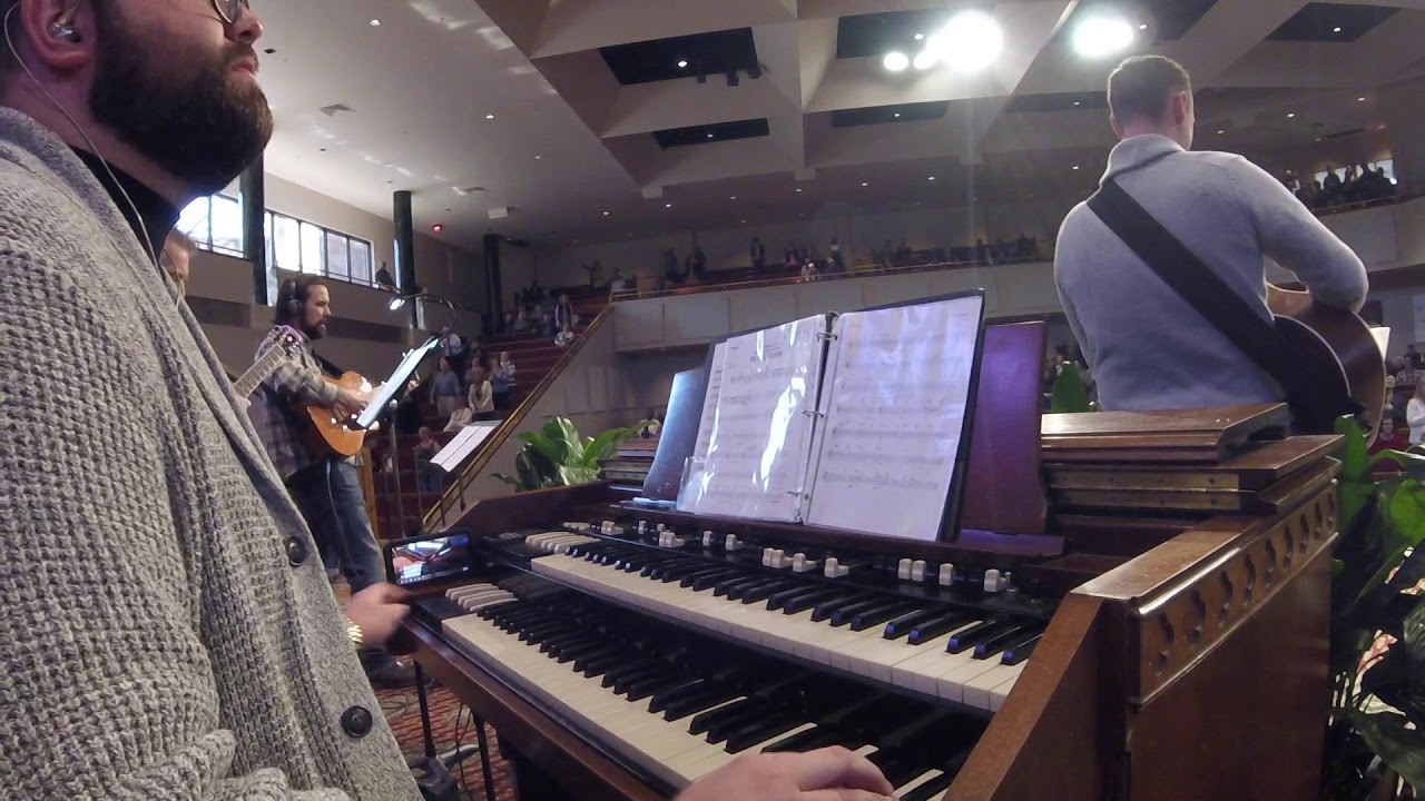 O The Blood LIVE! At Christ Church Nashville // Organ Cam // Curtis Buell
