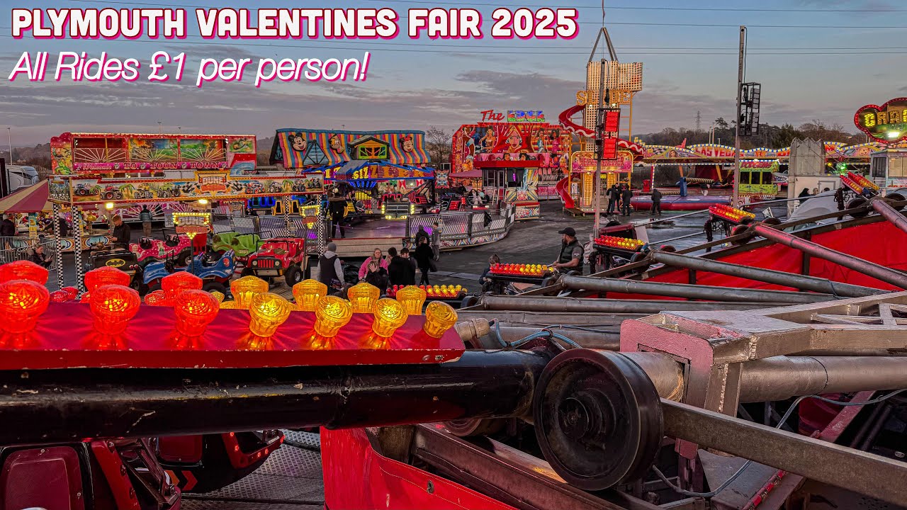 Plymouth Valentines Fair February 2025 | All Rides &pound;1!