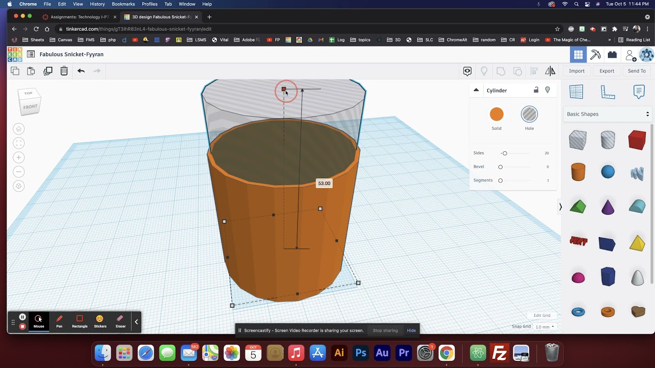Tinkercad Tutorial - Coffee Cup