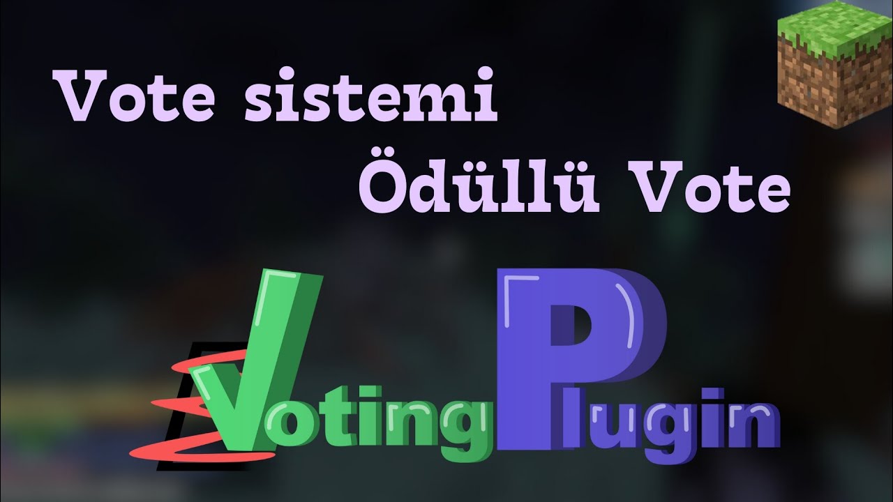 ✅ VOTE SİSTEMİ ✅ AYARLAMA VotingPlugin & NuVotifier | MİNECRAFT PLUGİNLERİ (Gereken &Ouml;nemli Plugin)