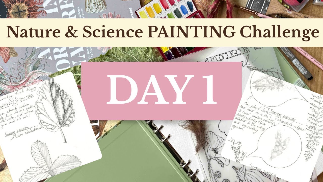 Nature Painting Challenge // Day 1 🌿