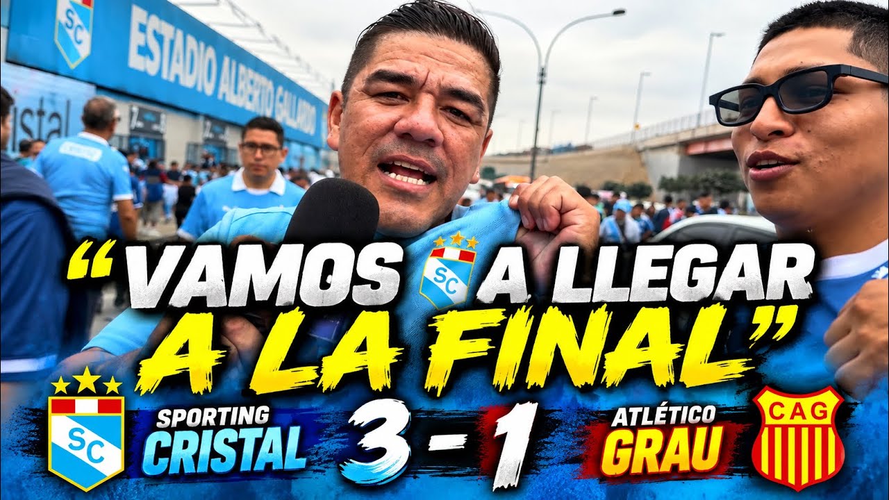 🔥 &iexcl;CRISTAL VA POR TODO! Hinchas celestes sue&ntilde;an con salir CAMPEONES | Cristal 3-1 Grau